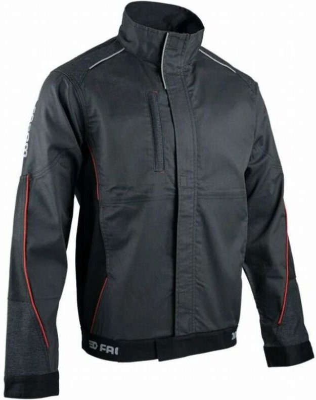 Flexi Stretchjacke Schwarz/Grau/Rot Größe m - FXWW2000E-M - Facom