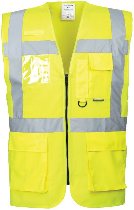 Portwest Warnweste mit Reißverschluss EN ISO 20471 - S476 Gelb 6XL