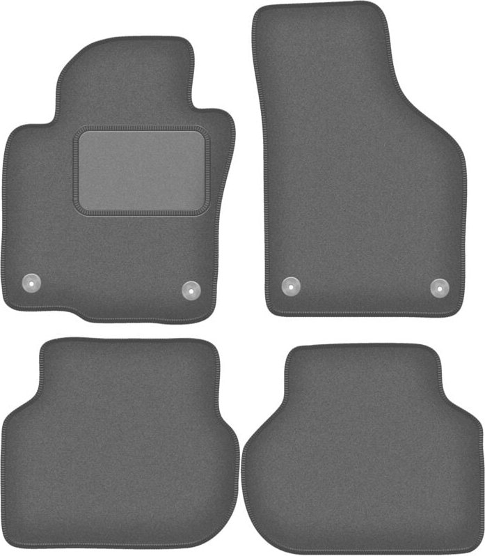 Graphit-Fußmatten für: Volkswagen Jetta VI Limousine, Kombi, Variant (2010-2018)