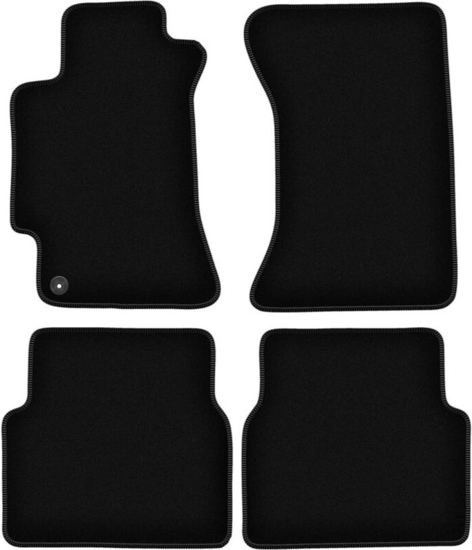 BASIC schwarze Veloursmatten für: Subaru Impreza II GD Limousine, Kombi (2000-2007)