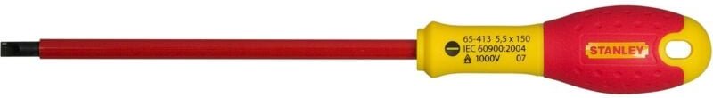 Stanley - fatmax - 1-65-413 1000V 5,5x150mm isolierter Schraubendreher für Elektriker