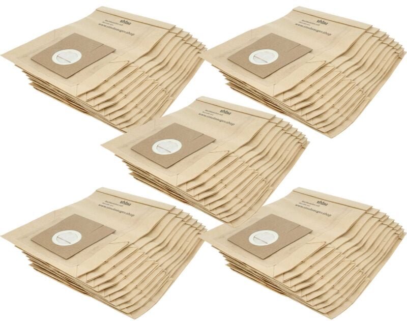 50x Staubbeutel kompatibel mit Novum 066 952 / 066952, 066 154 / 066154, 065 992 / 065992 Staubsauger - 24,5cm x 18cm Sa...