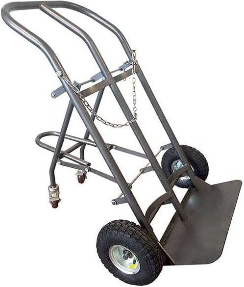 Sackkarre für 2 Flaschen - Luftbereifte Räder Ø260mm - SAC200-RG