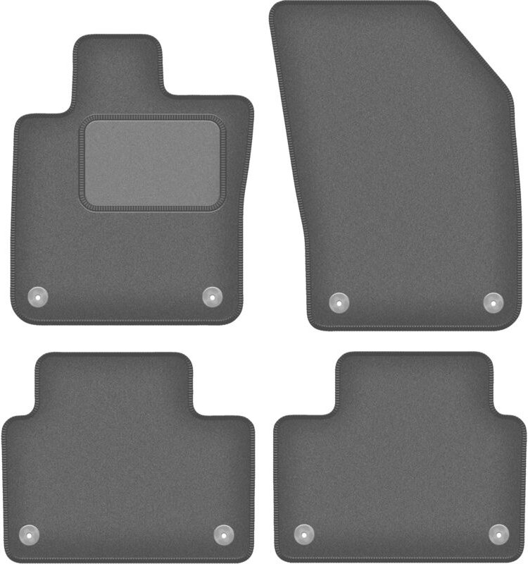 Graphit-Fußmatten für: Volvo S60 III Limousine (2019-)