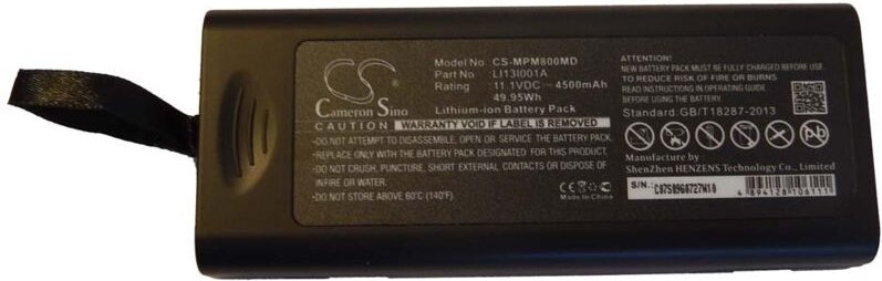 Vhbw - Akku kompatibel mit Mindray iMEC 12, 10, 8 Medizintechnik (4500mAh, 11,1V, Li-Ion)