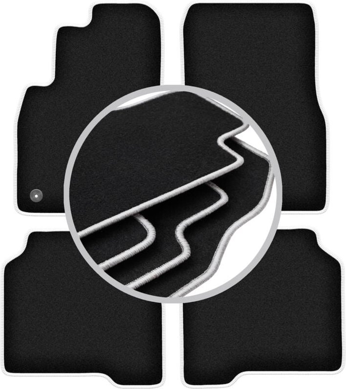 CARLUX-SILVER Autofußmatten für: Hyundai Terracan SUV (2001-2006)