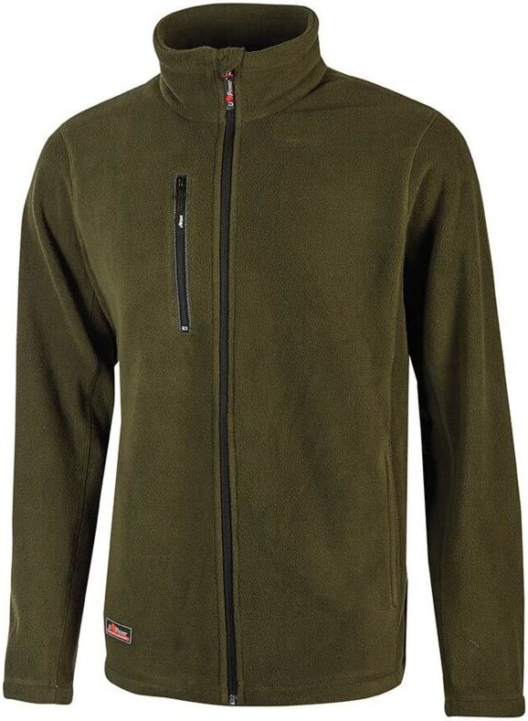 Arbeitsjacke aus Fleece mit Reißverschluss WARM - Dunkelgrün XL