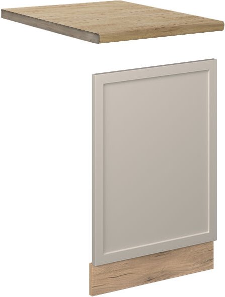 Thumbnail - Vicco - Frontblende Fame-Line, GrauBeige, 45 cm, ap Eiche