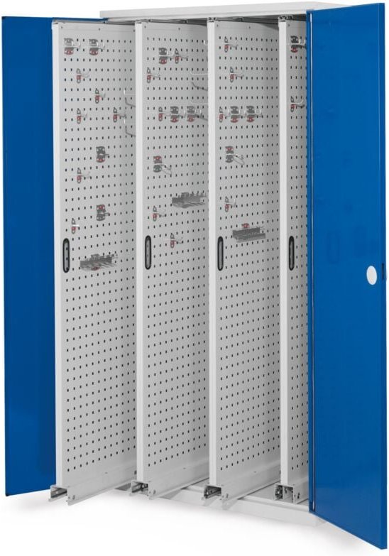 Kappes ®RasterPlan Vertikalschränke 1950x1000x600mm Modell 83 Doppelwandtüren enzianblau
