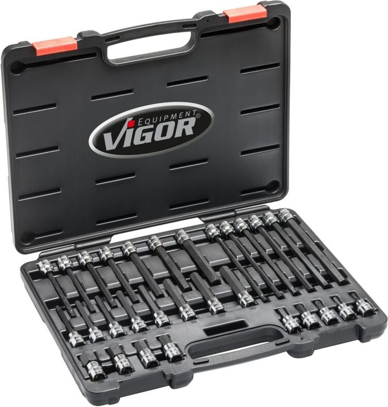 Thumbnail - Innensechskant Schraubendreher-Einsatz Satz, Vierkant hohl 10 mm (3/8), Innen Sechskant Profil, 5 - 19, Anzahl Werkzeuge...