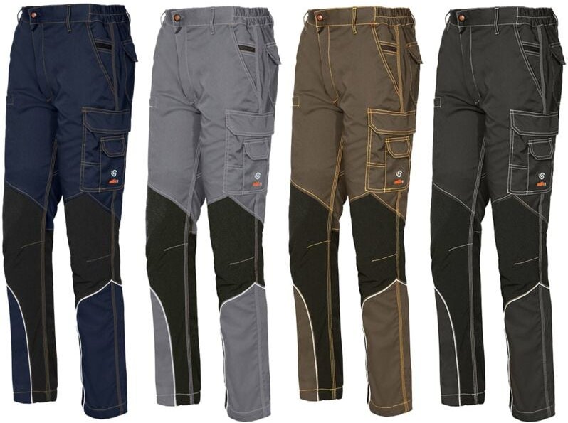 Industrial Starter - Issa Stretch Extreme Arbeitshose mit mehreren Taschen - xxxl - Blau