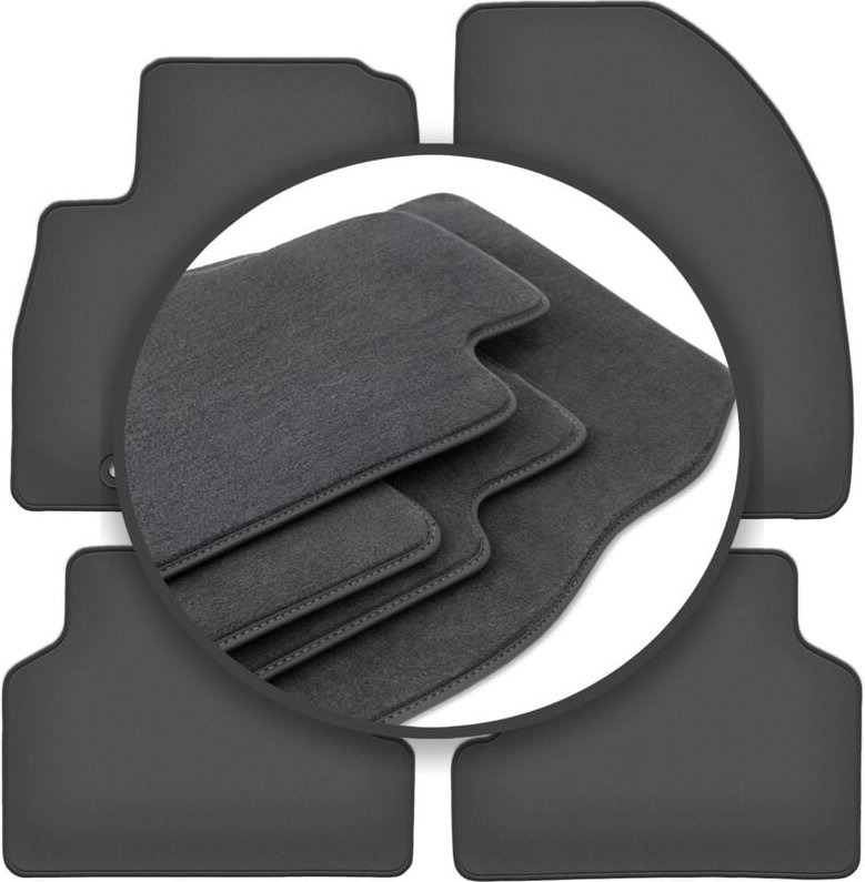 Premium-Fußmatten für: Ford Focus MK2 Kombi, Limousine, Fließheck (2004-2011)