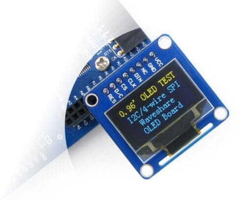 0,96' OLED-Display SPI/I2C