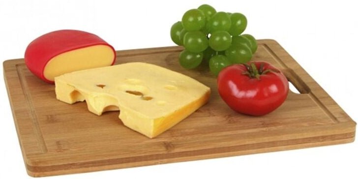 Buri - Bambus Schneidebrett 40x30cm Küchenbrett Holzbrett Tranchierbrett Brotzeitbrett