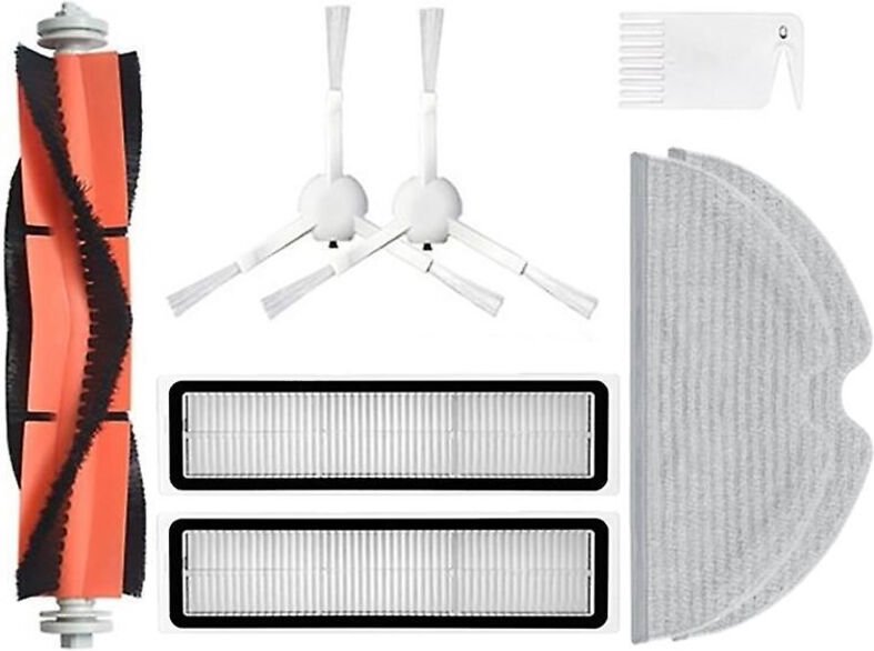 8 Stück für Dreame D9 Roboter, Seitenrolle, Hepa-Filter, Hauptbürste, Mopp