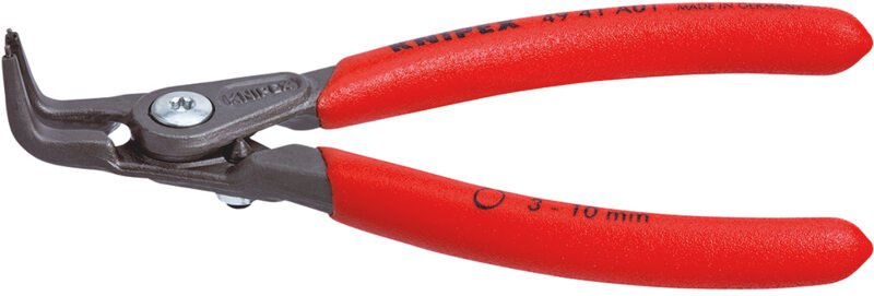 49 41 A01 Seegeringzange Passend für (Seegeringzangen) Außenringe 3-10 mm Spitzenform (Detai - Knipex