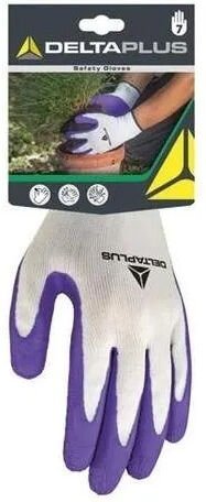 Gartenhandschuh aus Polyestertrikot, Handfläche mit Latexschaum beschichtet, Größe 7