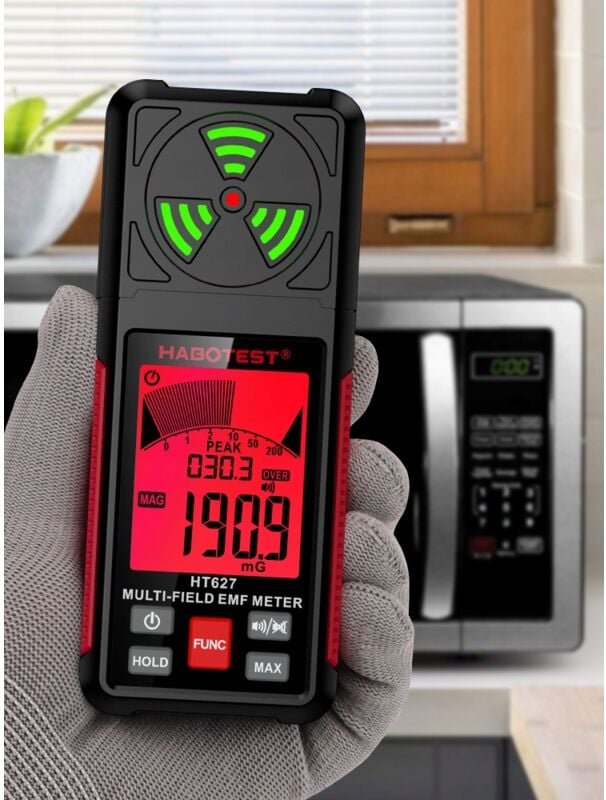 Elektromagnetisches Feldmeter Emf-Radiowellen-Tester Habotest Ht627