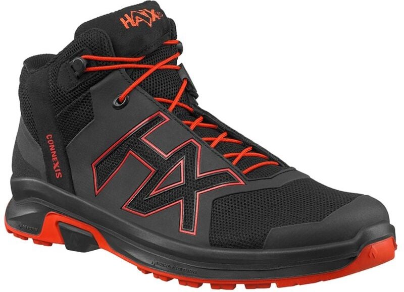 HAIX Halbschuh CONNEXIS Go GTX mid black-fire Gr. 41 UK 7,5