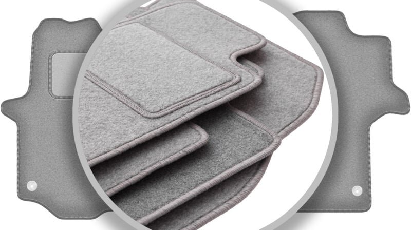 Graue Automatten für: Mercedes Crafter II Kastenwagen (2016-)