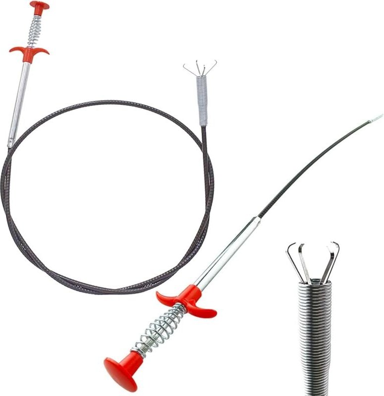 2er-Set flexible Krallenzwingen für Arbeiten in engen Räumen (90 cm/200 cm)