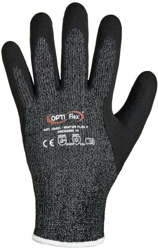 Opti Flex - optiflex 02485-10 Schnittschutzhandschuhe Winter Flex 5 Größe 10 grau/schwarz en