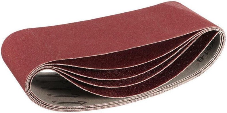 5er-Pack Schleifbänder 100 mm x 915 mm, 240er-Körnung, Aluminiumoxid – für Holzbearbeitung, Metallpolieren, Messerschärf...