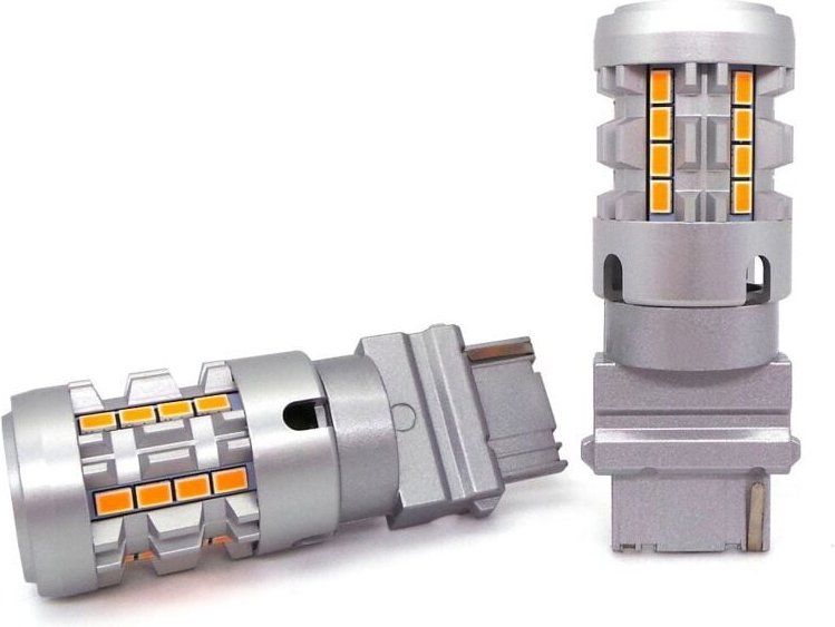 Stück LED-Lampe 3156 P27W 12-24V kein Fehler orange 100% CAN