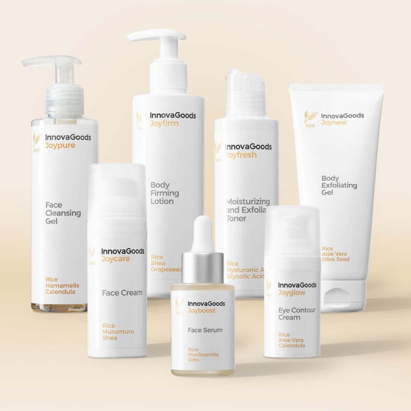 Face and body routine pack rice innovagoods