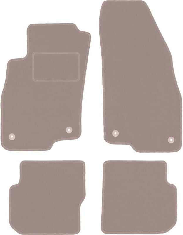 Beige Veloursmatten für: Alfa Romeo Mito Fließheck (2008-2019)