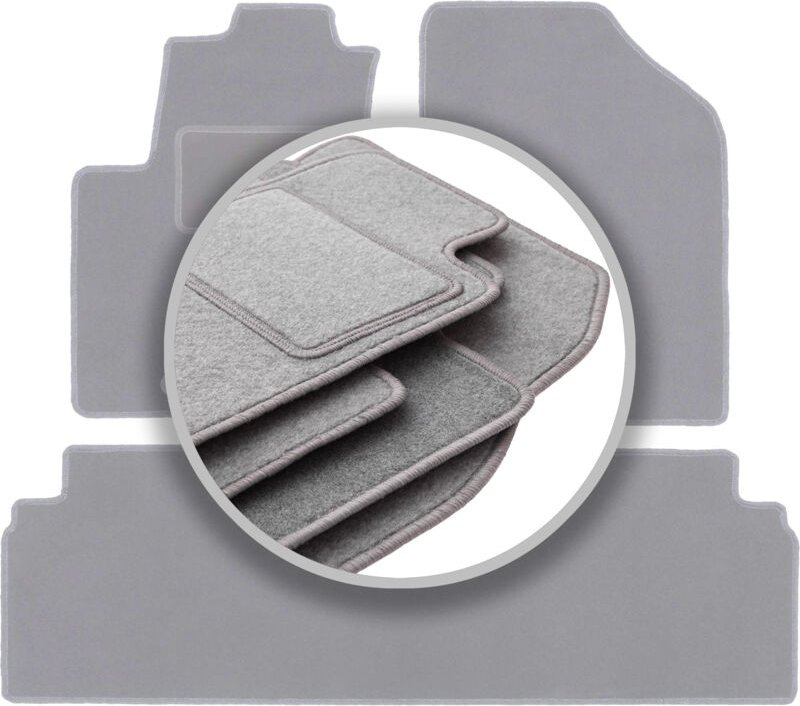 Graue Automatten für: Kia Venga Minivan (2009-2017)