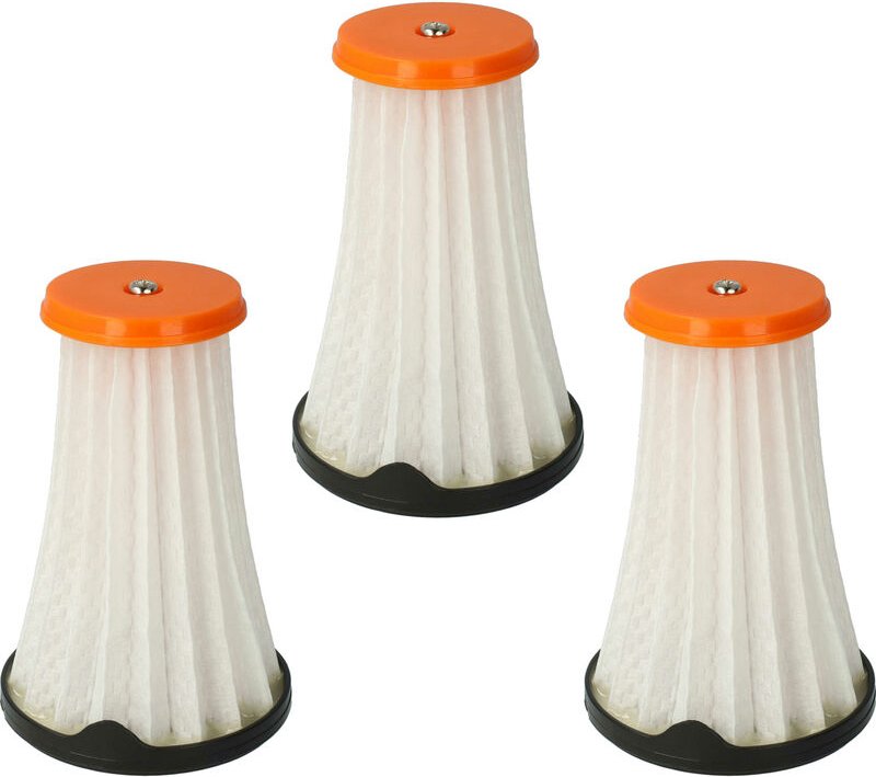 3x Lamellenfilter Innenfilter kompatibel mit Electrolux 900277226, 900277228, 900277230, 900277244, 900277246 Nass-/ Tro...