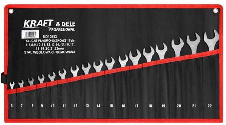Ring-Maulschlüssel 17-teilig KD10923