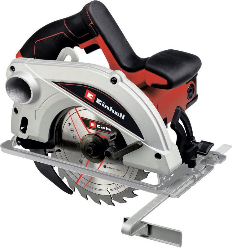 Einhell Handkreissäge TC-CS 1250 (1.250 W, 5.500 min-1, werkzeuglose Einstellung Tiefe/Winkel, Zusatzhandgriff, Spindela...
