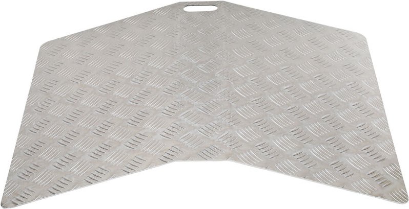 Swanew - Türschwellenrampe aus Aluminium 100 cm Länge, Rollstuhlrampe Schwellenbrücke Tragbare, Brückenrampe Tragfähigke...