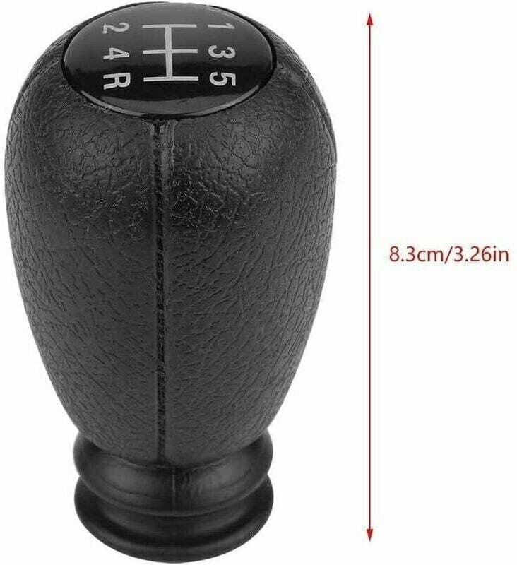 KZQ - Auto-Schaltknauf – 5 Gänge, kompatibel mit 207, Citroën Saxo, Xsara, Xantia, C2