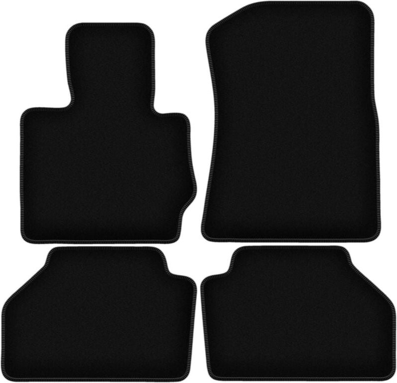BASIC schwarze Veloursmatten für: BMW X3 F25 SUV (2010-2017)