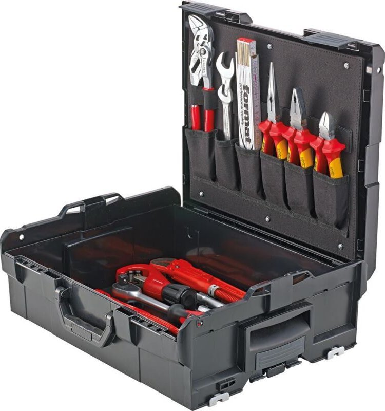 Sanitär-Werkzeugsatz 52tlg. in L-Boxx - Format