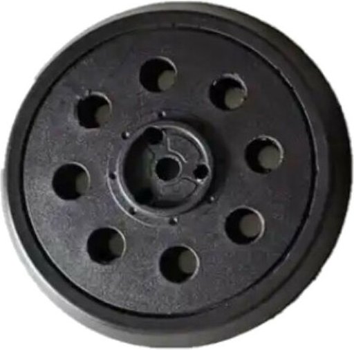 Trade-Shop 8-Loch 125mm Klett Haftteller Schleifteller kompatibel mit Bosch pex 12 a/ae, pex 125 a/ae, pex 125 A-1/A-2, ...