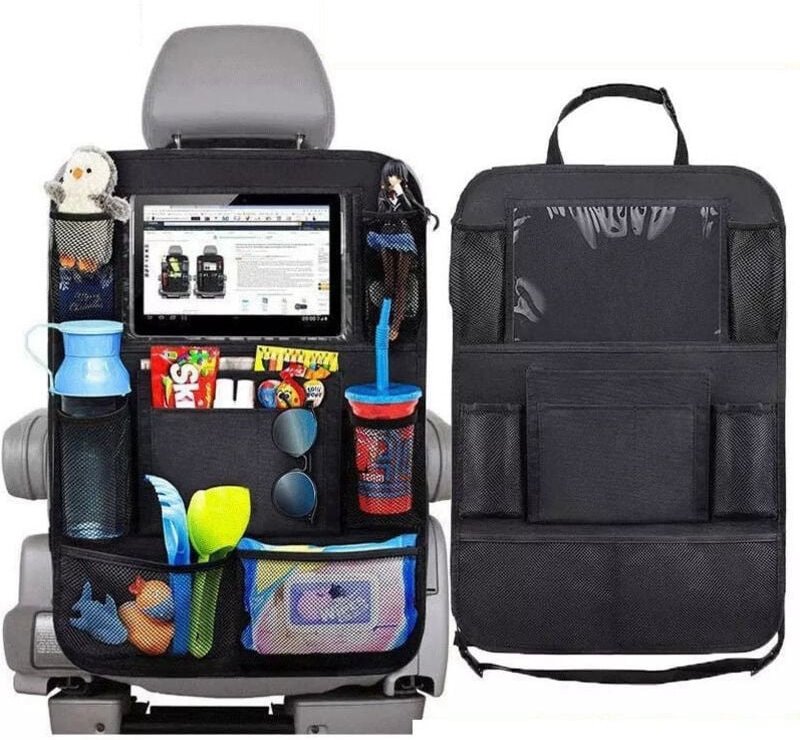 2-teiliger Auto-Organizer, Auto-Rücksitzschutz, Trittmatten für Kinder, wasserdichter Auto-Rückenlehnenschutz, transpare...