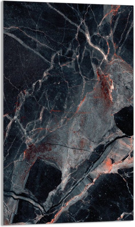 Glasschneidebrett 30x52 Marmor