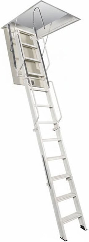 Echelle Direct - Mehrteilige Bodenleiter aus Stahl 4.00m - Deckenöffnung 140x100cm - ACI-QUA400/140-100