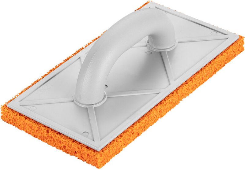 Kelle mit Gummischwamm 18 mm, 280 x 140 mm, Kunststoffgriff