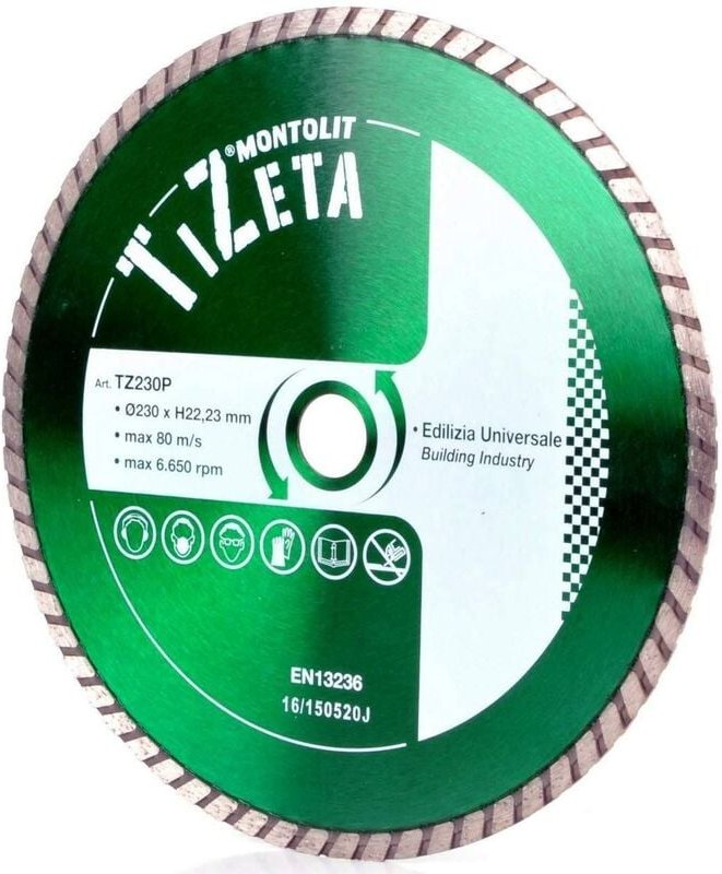Montolit - diamantscheibe fž£r bau industrie turmont tz 230 mm