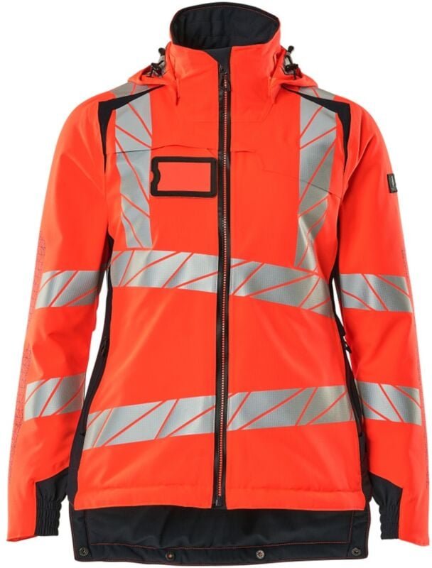 Winterjacke cli ®, Damen Winterjacke Gr. 4XL, Hi-vis rot/schwarzblau - Mascot