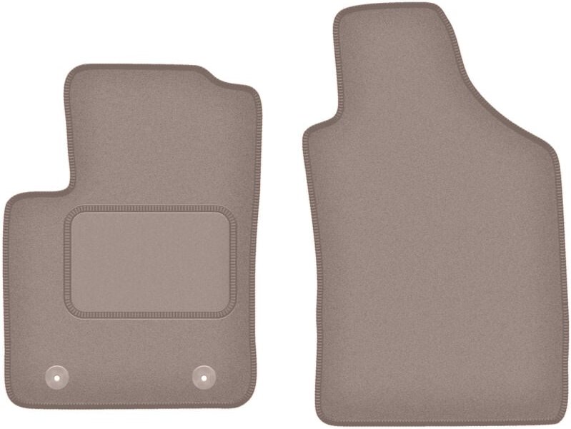 Beige Vordermatten für: Ford Ka MK2 Fließheck (2008-2012)