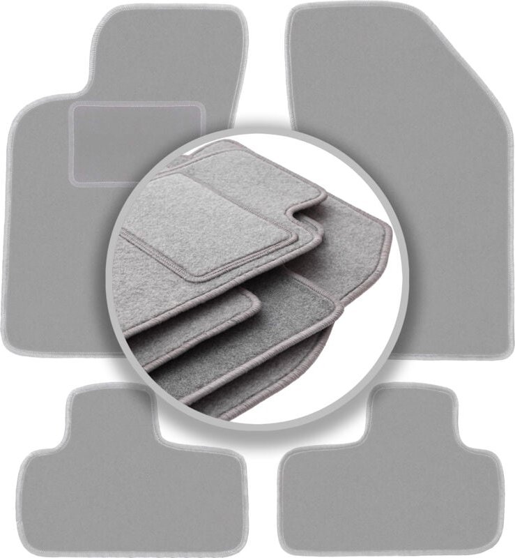 Graue Autofußmatten für: Fiat Coupe I Coupé (1994-2000)