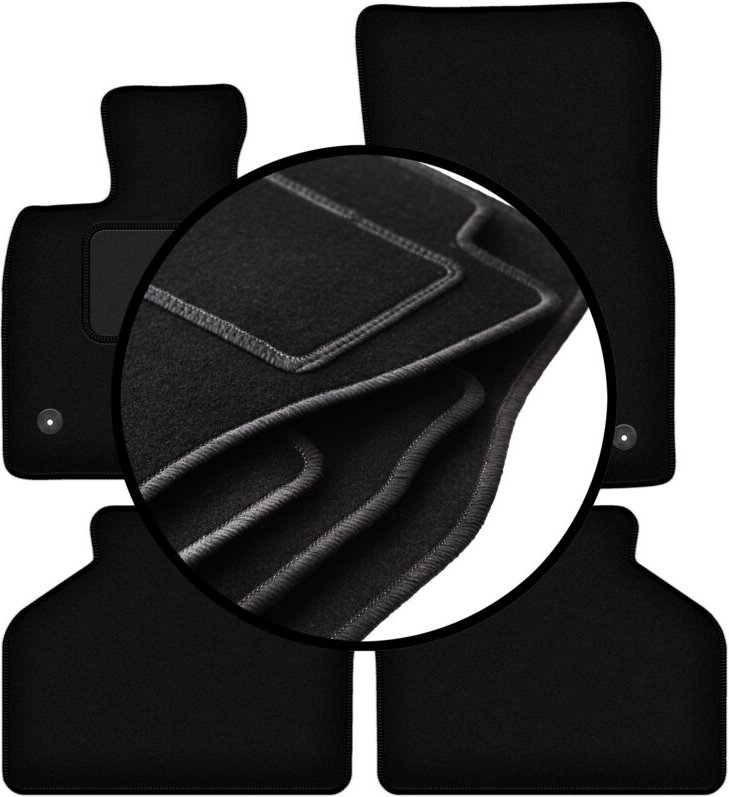 Komplettset Veloursmatten für: BMW GT F07 FL GT (2013-2018)