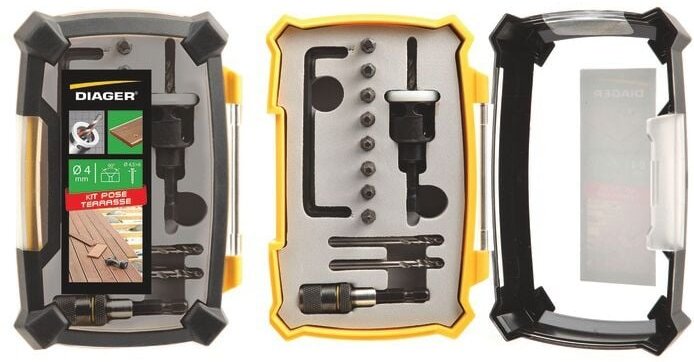 Diager - 9000A Bohr-Fräs-Terrassenbausatz - Terrassenbausatz