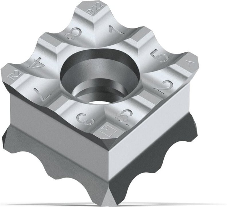 Wendeschneidplatte kx, ve 10 St, Radius 2 mm für hochfeste Stähle kornstähle, Spezialstähle - Fein